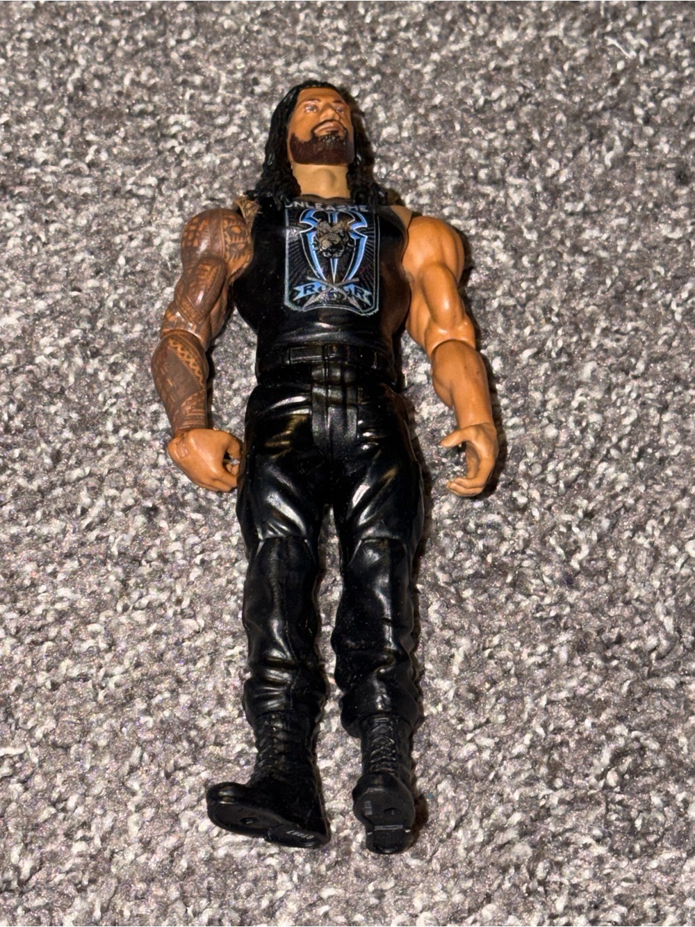 WWE Wrestling Roman Reigns Action Figure Used Pre Owned As Is Collectible RR WW.